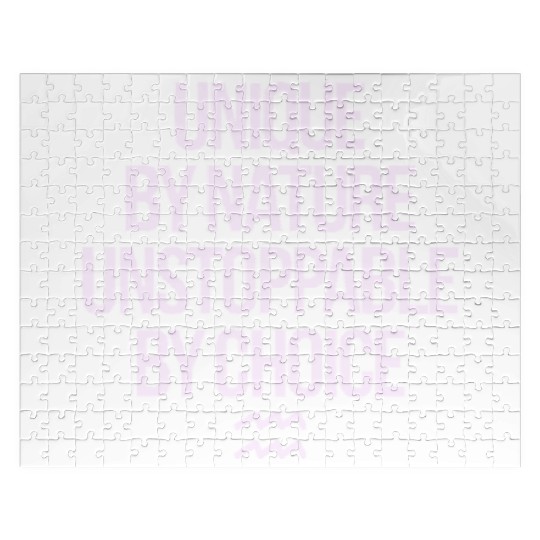 Aquarius Zodiac Unique By Nature Unstoppable Jigsaw Puzzles