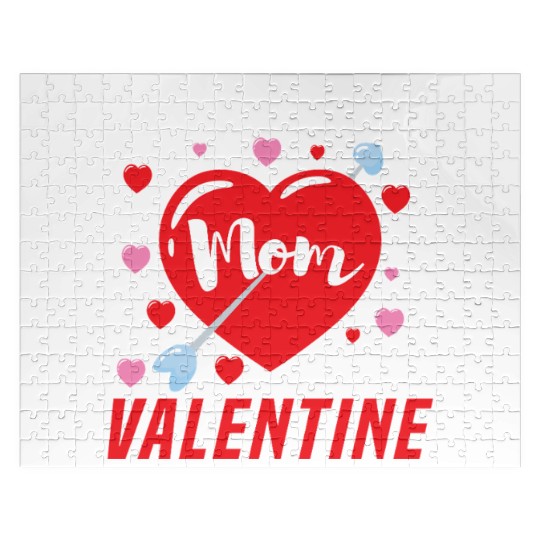 Valentine's Day Sorry Girls My Mom Is Valentine Jigsaw Puzzles