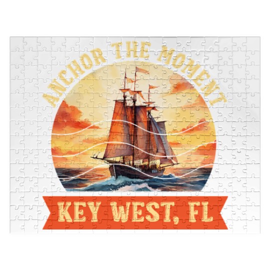 Florida Keys ANCHOR THE MOMENT KEY-WEST FL Jigsaw Puzzles