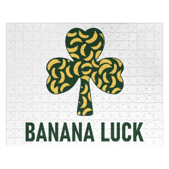 Banana Luck Banana Lucky Charm St Patrick s Day Jigsaw Puzzles