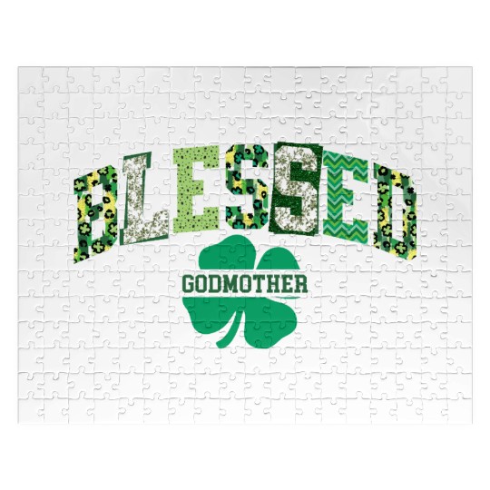 Blessed Godmother St Patricks Day Spring and Summe Jigsaw Puzzles