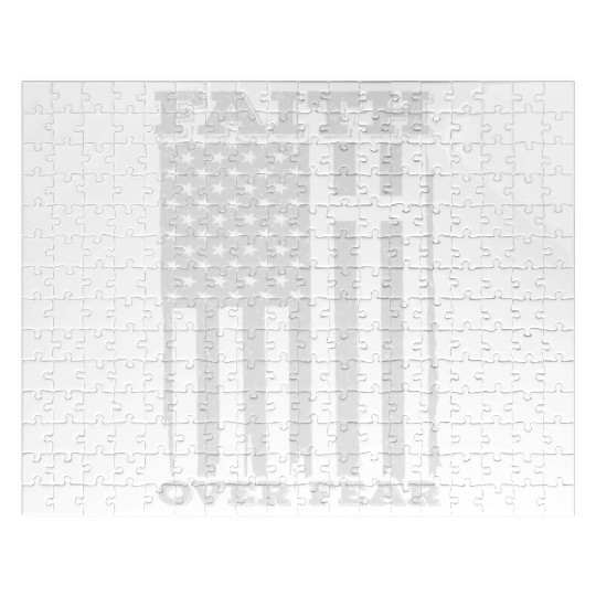 Faith Over Fear Happy Easter Jigsaw Puzzles