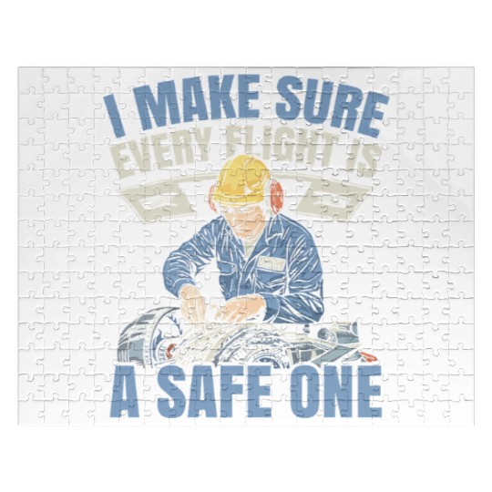 Aircraft Technician Avionics Maintenance Airport Jigsaw Puzzles
