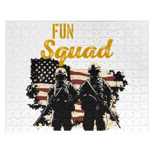 Dysfunctional Veteran Dysfunctional Squad Jigsaw Puzzles