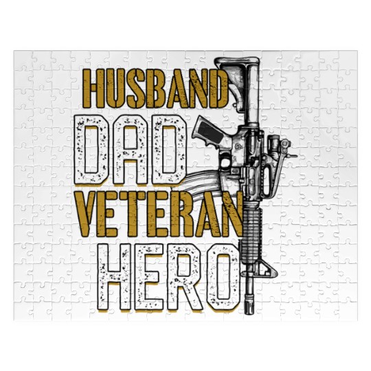 Dysfunctional Veteran Husband Dad Veteran Hero Jigsaw Puzzles