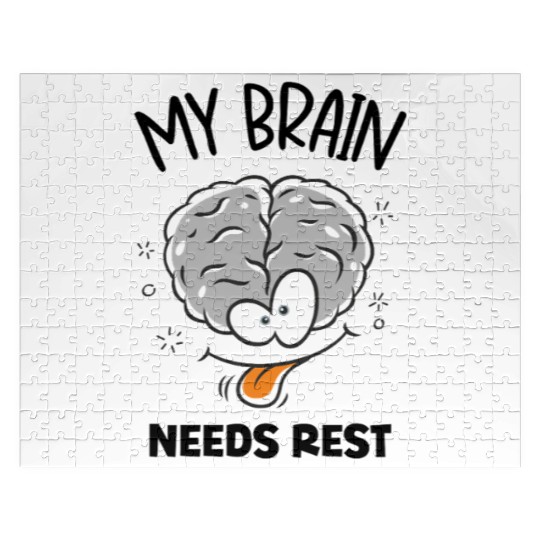 My Brain Needs Rest Over Thinking Mental Health Jigsaw Puzzles