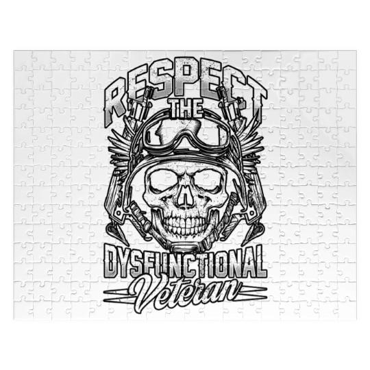 Respect The Dysfunctional Veteran Jigsaw Puzzles