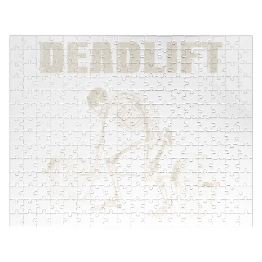 Skeleton Deadlift Gym Workout Deadlift Gift Jigsaw Puzzles