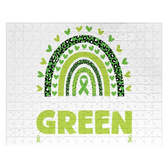 In May We Wear Green Mental Health Awareness Month Jigsaw Puzzles