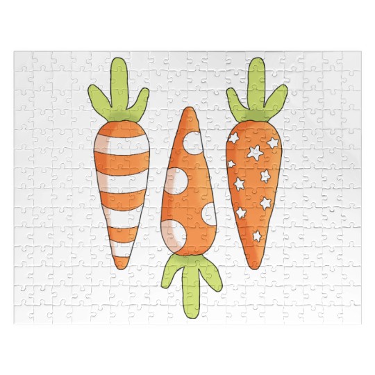 Happy Easter Carrot Jigsaw Puzzles