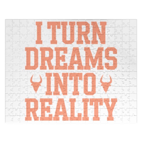 Capricorn Zodiac I Turn Dreams Into Reality Jigsaw Puzzles