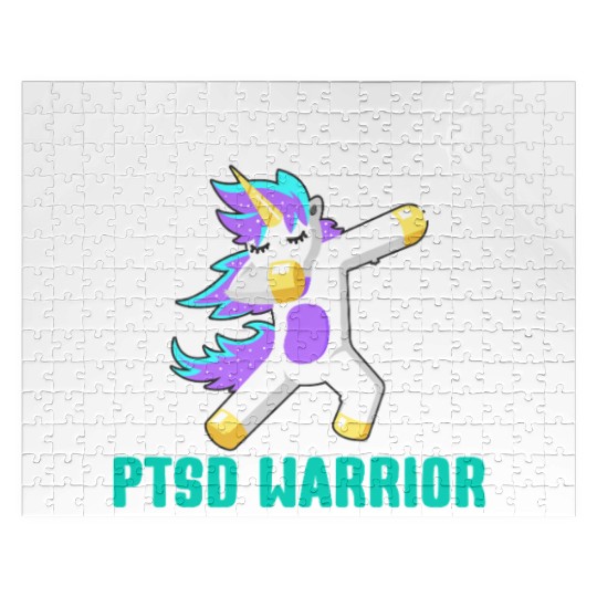 Brave Strong Fearless PTSD Awareness Jigsaw Puzzles