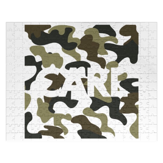 Carl Name Jigsaw Puzzles for Men Good Quality Camouflage