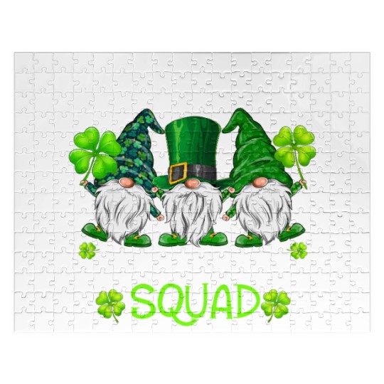 Shenanigans Squad St Patricks Day Gnomes Irish Jigsaw Puzzles