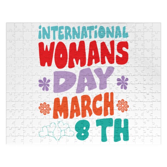 National Women's History Month 2025 Embrace Equity Jigsaw Puzzles