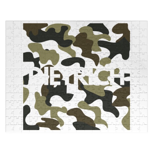 Dietrich Name Jigsaw Puzzles Men Good Quality Camouflage