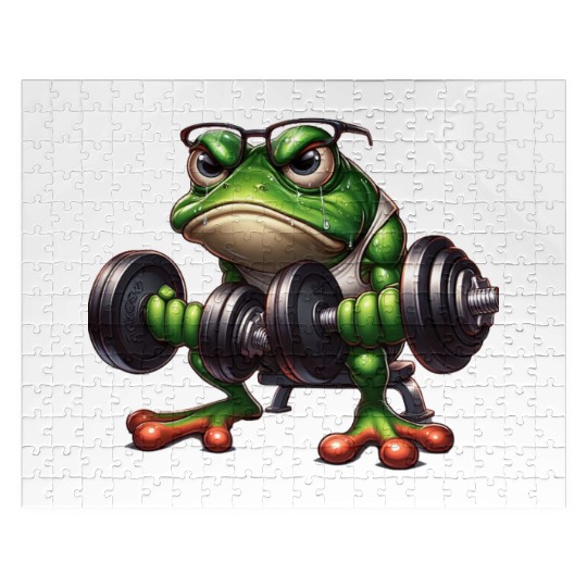 Ribbit & Rip Frog Jigsaw Puzzles