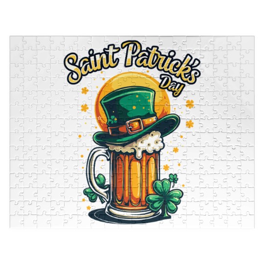 St Patrick`s Day Beer Jigsaw Puzzles