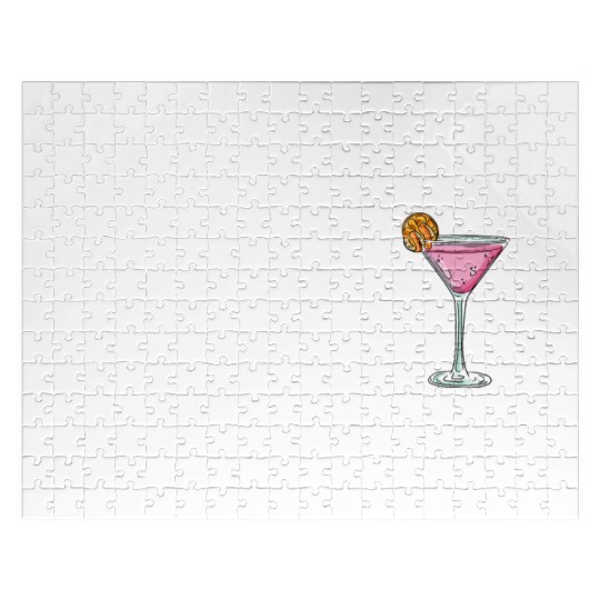 drinking, funny, huge, cocktail, adult, humor, Jigsaw Puzzles