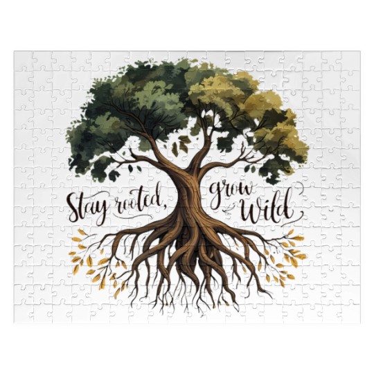 Rooted Growth - Nature's Wisdom Jigsaw Puzzles