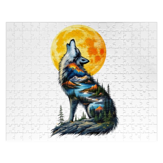 Howling Wolf Jigsaw Puzzles