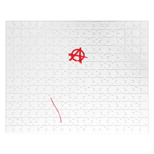 Anarchy Scream Until They Listen Punk Jigsaw Puzzles