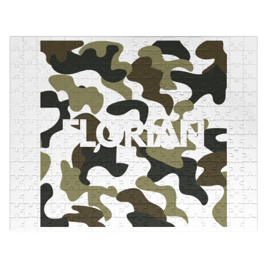 Florian Name Jigsaw Puzzles Men Good Quality Camouflage