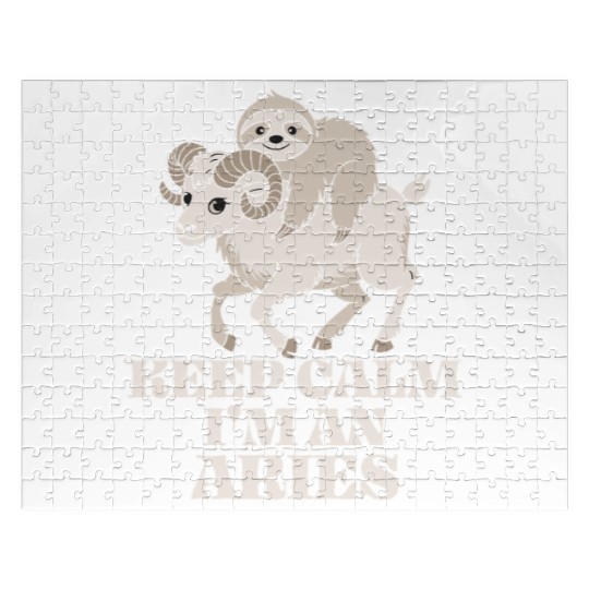 Keep Calm I'm An Aries Zodiac Soth Jigsaw Puzzles