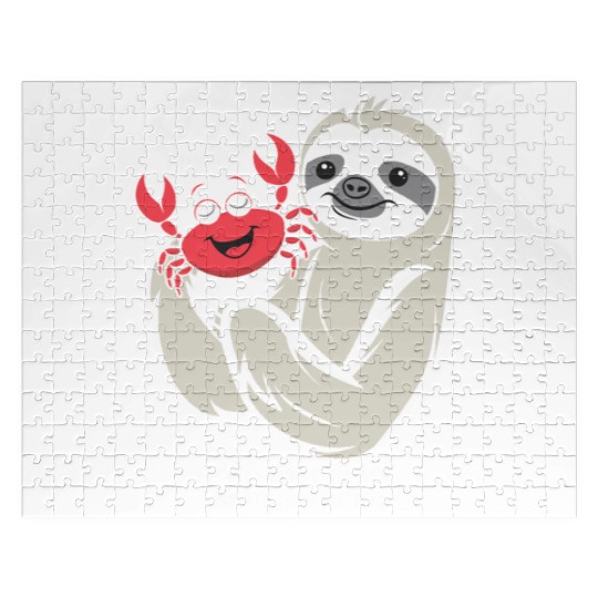 Empathy Is My Superpower: Cancer Zodiac Sloth Jigsaw Puzzles