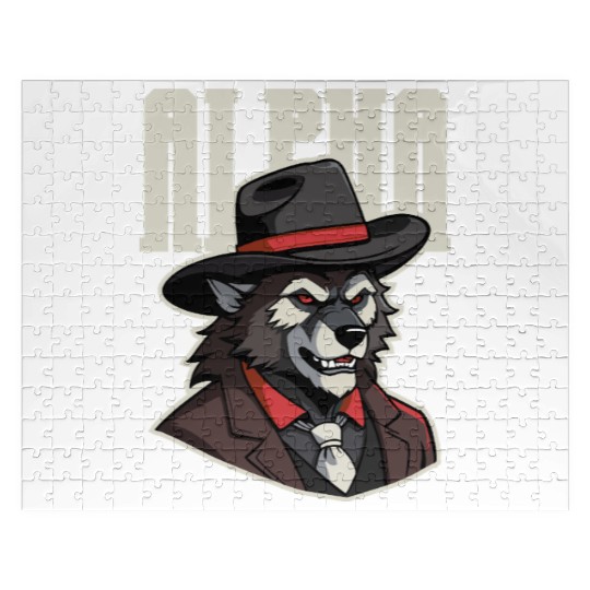 Alpha Wolf – No Beta Behavior Jigsaw Puzzles