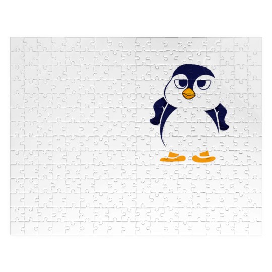 Embrace Your Size with Funny Penguin Designs Jigsaw Puzzles