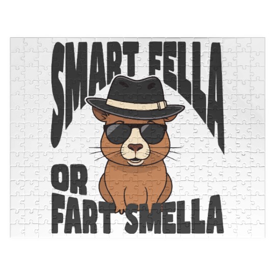 Smart Fella or Fart Smella – Capybara Knows Best Jigsaw Puzzles