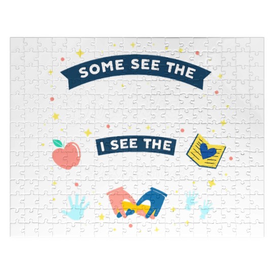 Inspirational Special Ed Teacher Gift Jigsaw Puzzles