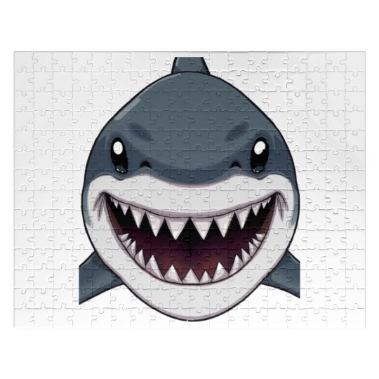 Shark Anime faces Jigsaw Puzzles