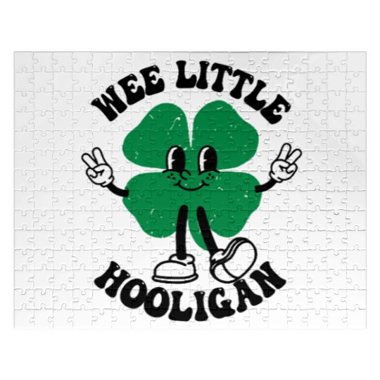Wee Little Hooligan Cute St. Patrick's Day Irish Jigsaw Puzzles