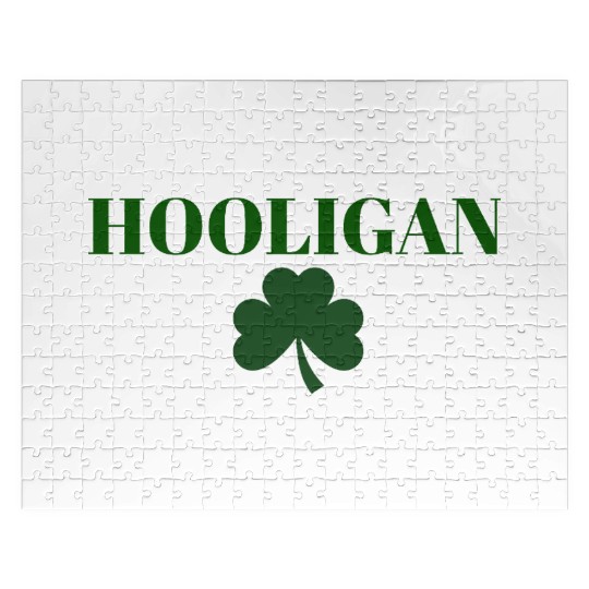 Hooligan with Clover Jigsaw Puzzles