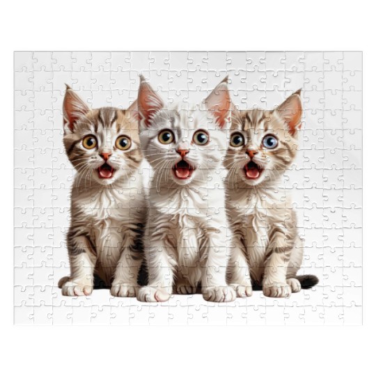 Surprised Kittens Jigsaw Puzzles
