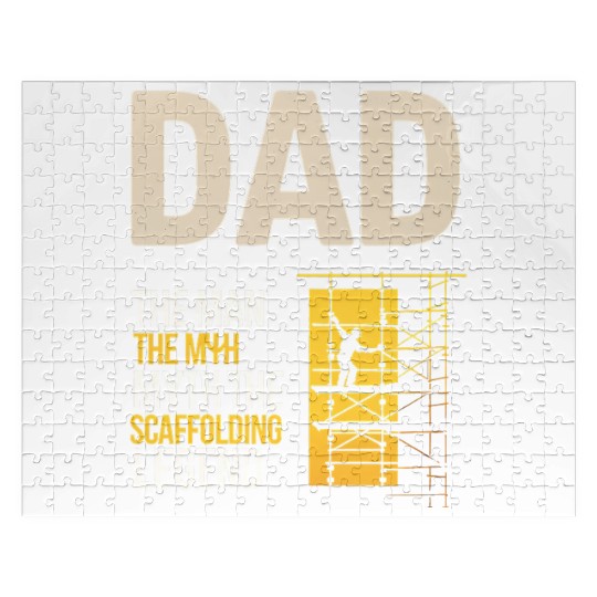 Scaffolder Scaffold Scaffolding Dad Fathers day Jigsaw Puzzles