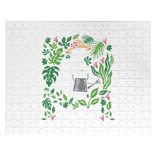 Plant Lover Gardening Skeleton I'm Jigsaw Puzzles