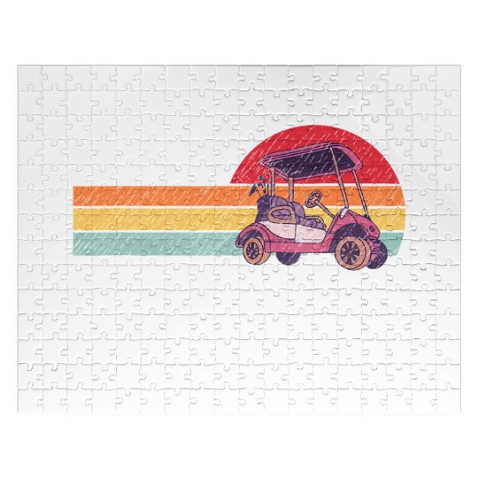 Get In Loser We're Going Golfing Jigsaw Puzzles