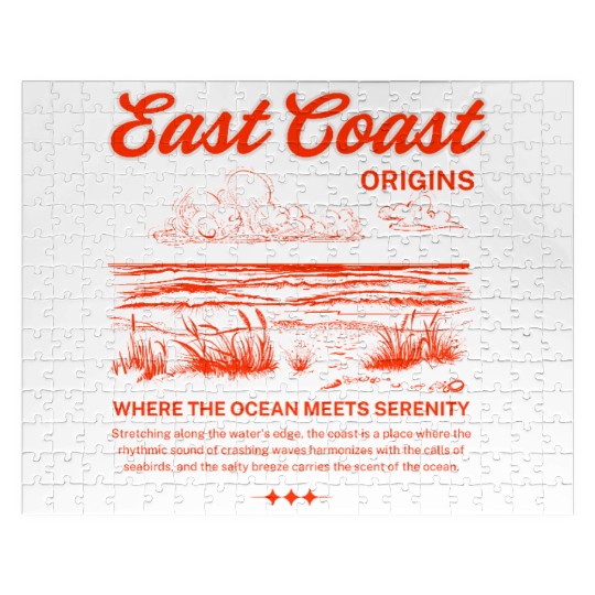 East Coast Origins Jigsaw Puzzles – Ocean Serenity Design