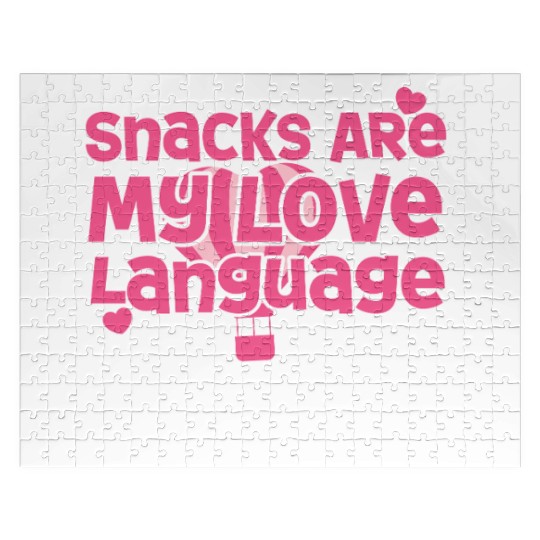 Snacks Are My Love Language Jigsaw Puzzles