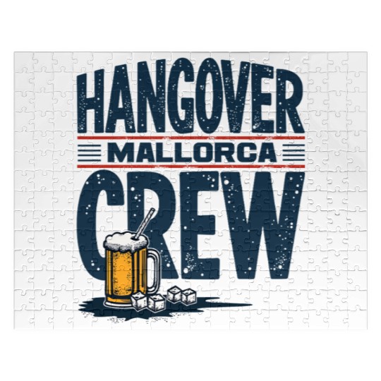Hangover Crew Mallorca Party Jigsaw Puzzles party animal