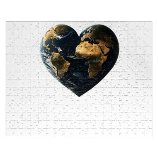 Keep the Heart Beating Heart Earth Day Environment Jigsaw Puzzles