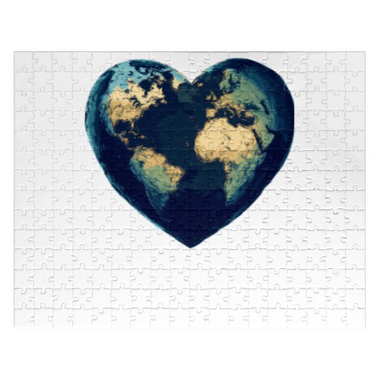 Keep the Heart Beating Earth Earth Day Environment Jigsaw Puzzles