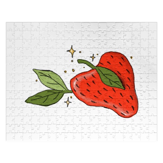 Heartfelt Strawberry Delight Jigsaw Puzzles