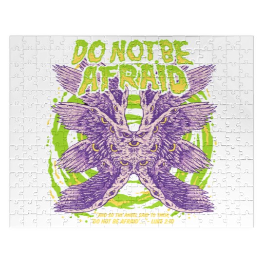 Do Not Be Afraid Realistic Angel Grunge Creepy Got Jigsaw Puzzles