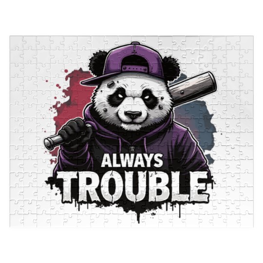 Gangster Panda Panda Bear Pandas Jigsaw Puzzles