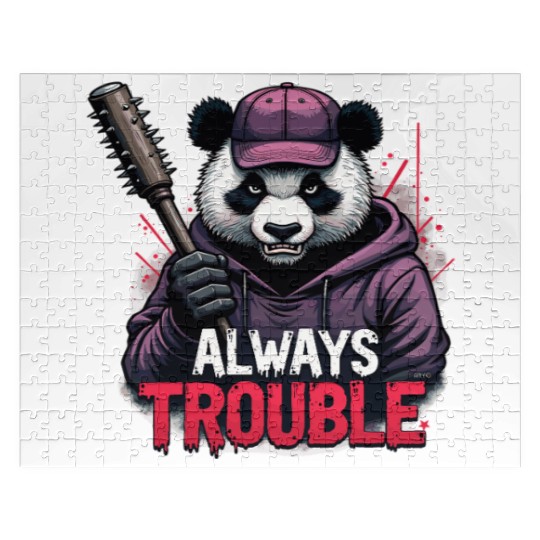 Gangster Panda Panda Bear Pandas Jigsaw Puzzles