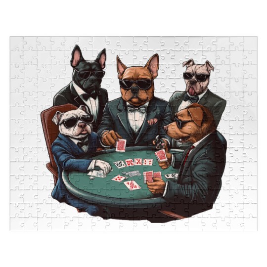 Poker Pups Jigsaw Puzzles